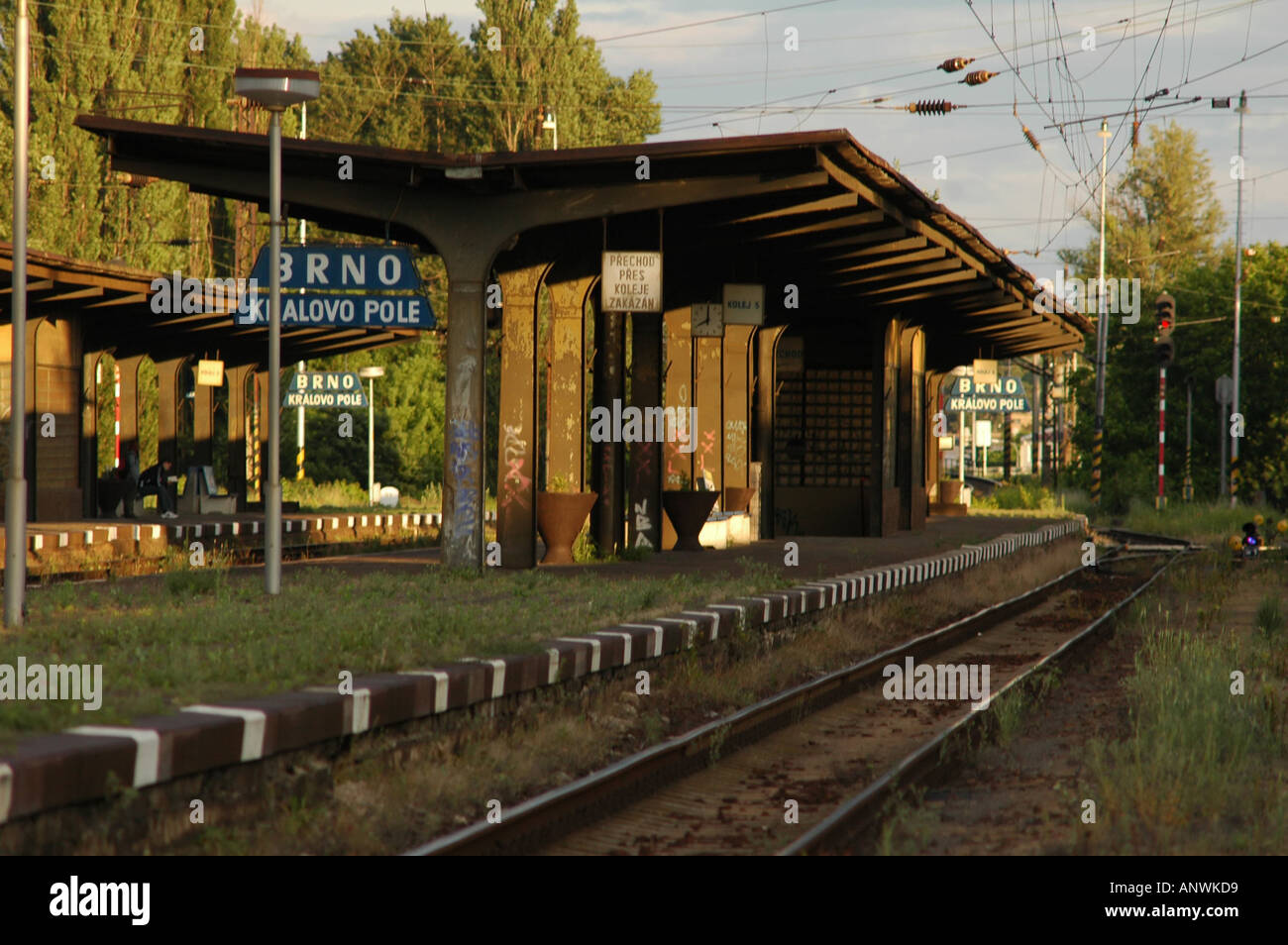 Trainstion Brno Kralovo Pole Stock Photo - Alamy