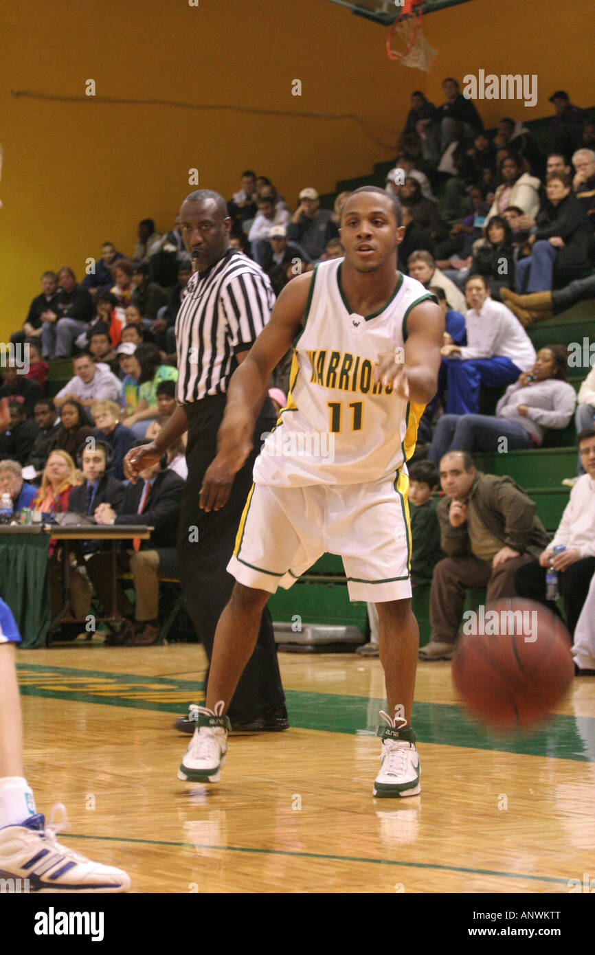 Wayne State University Men's Basketball Stock Photo