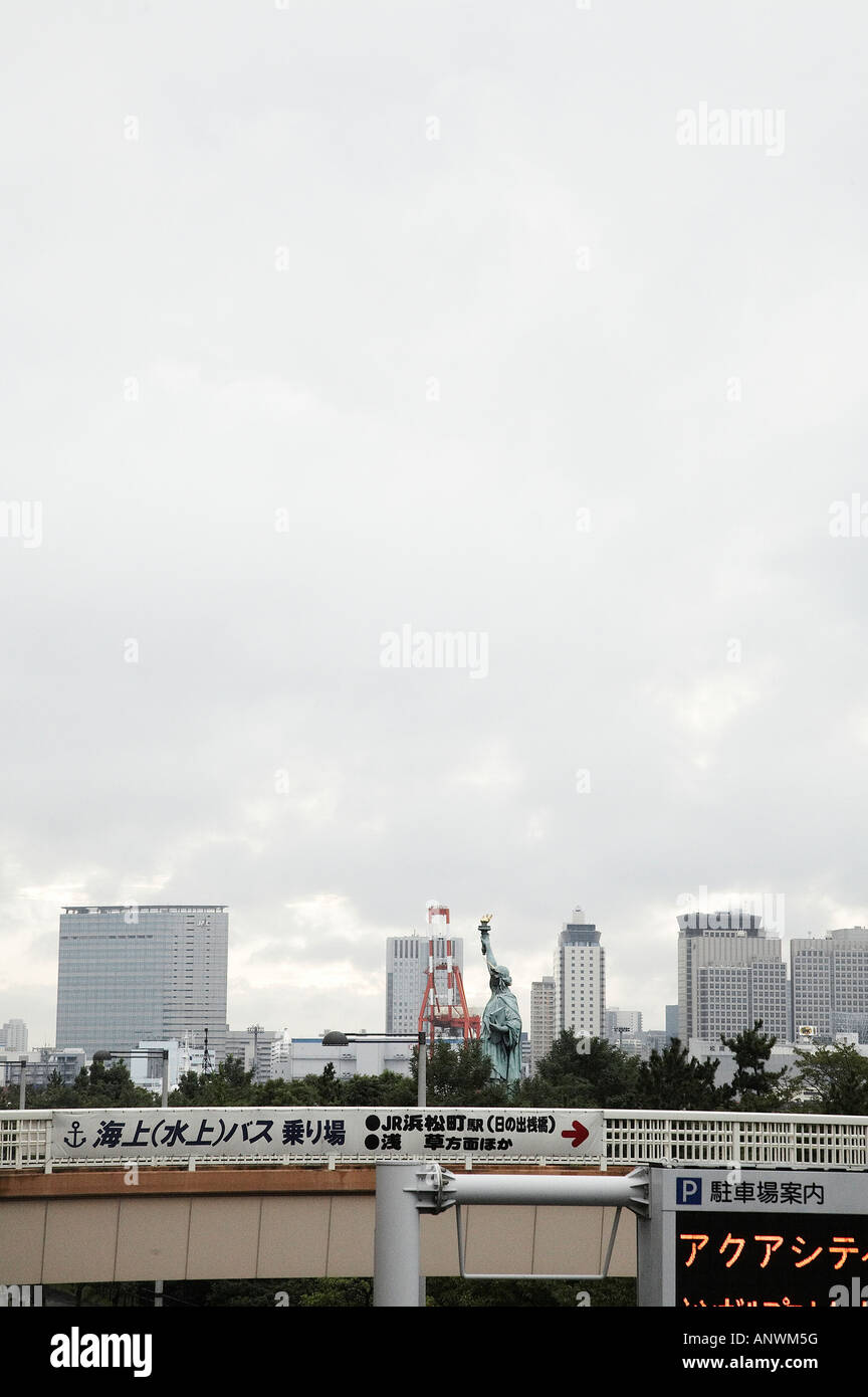 Alternative view of Tokyo skyline Stock Photo