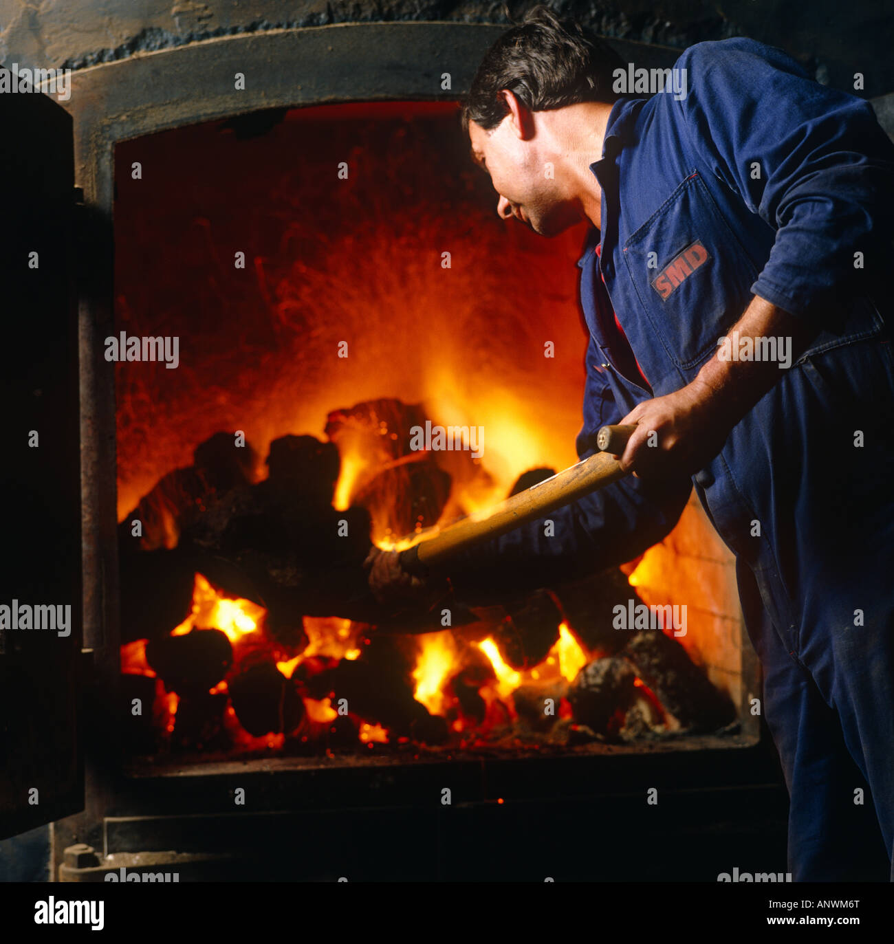 Fire Stoker Stock Photo 15608399 Alamy