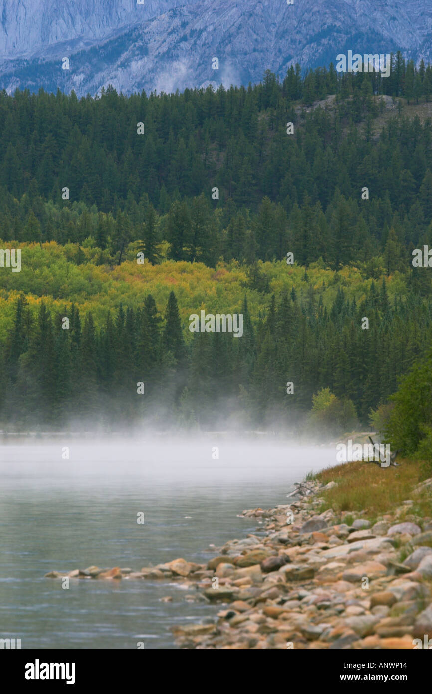 Misty Lake 2 Stock Photo - Alamy