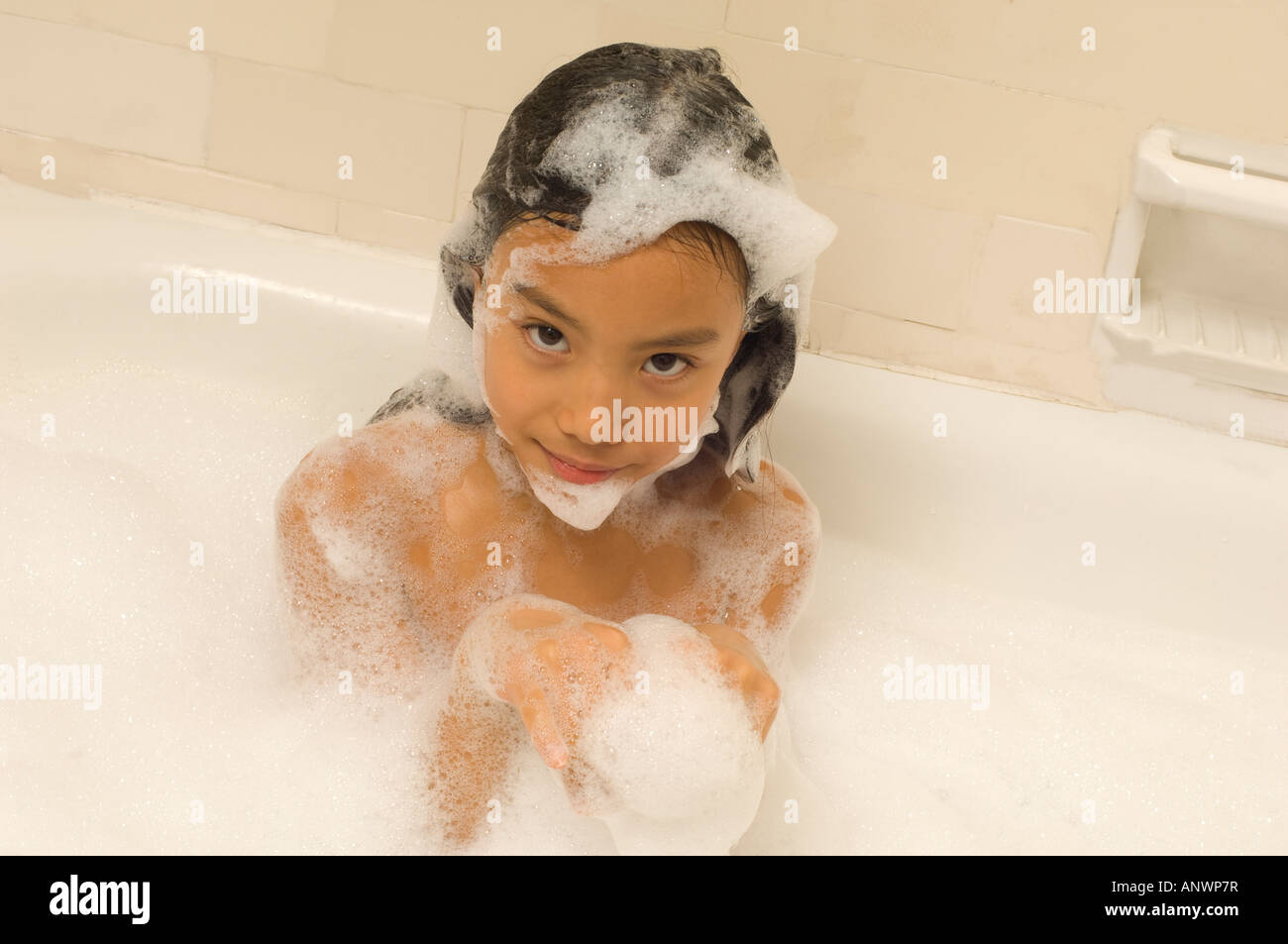 american girl bathtub with bubbles