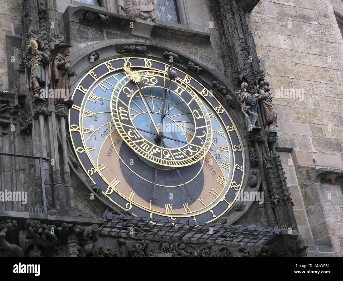 Astronomical Clock Old Town Square Prague Czech Republic Europe Stock Photo Alamy