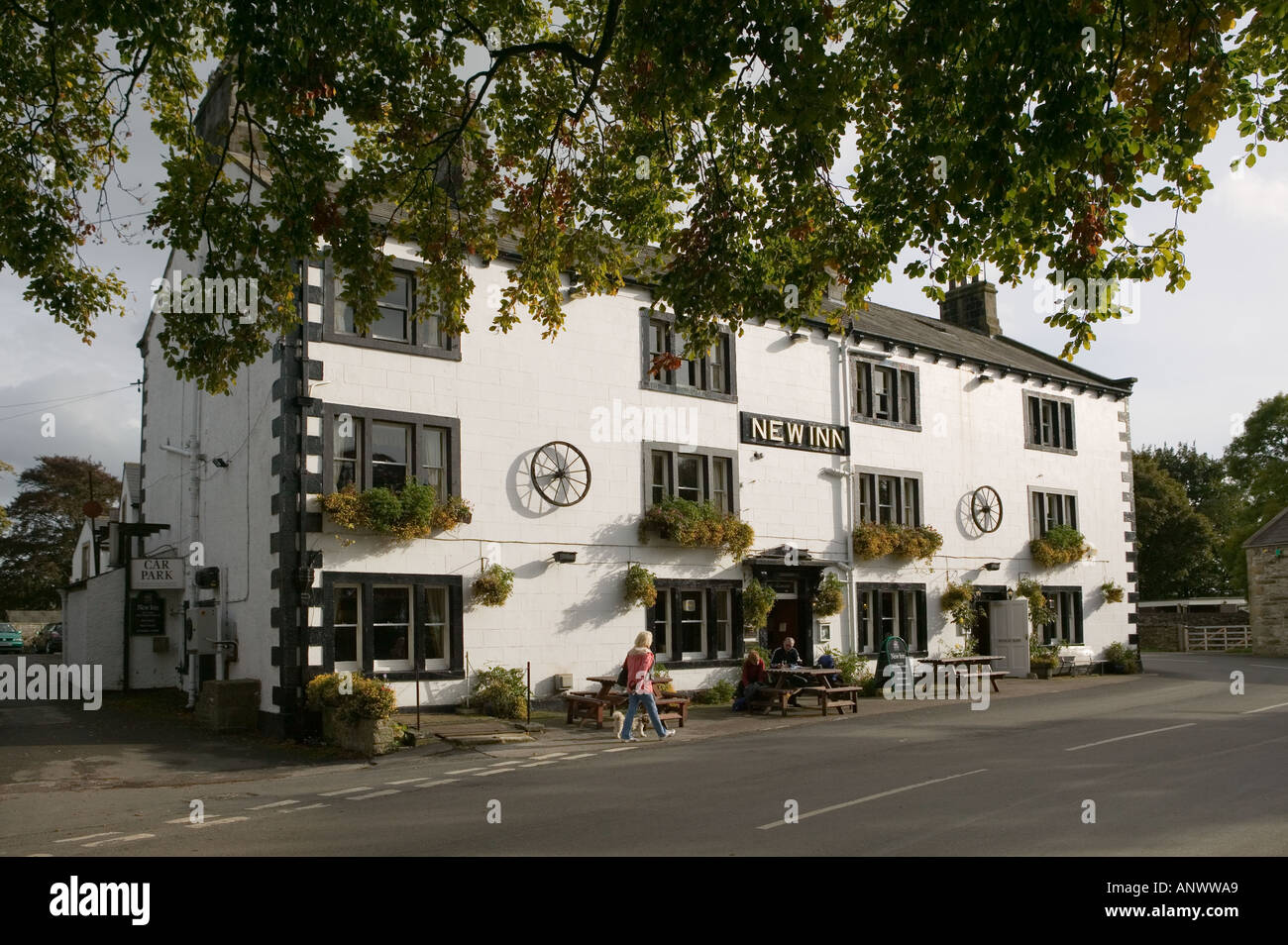 The New Inn Clapham Yorkshire UK Stock Photo - Alamy