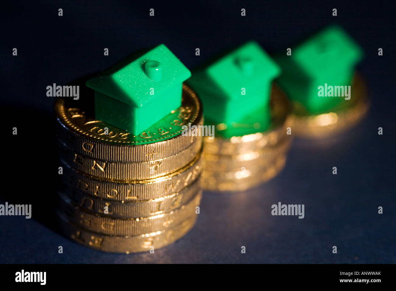 House prices falling in the UK Stock Photo Alamy