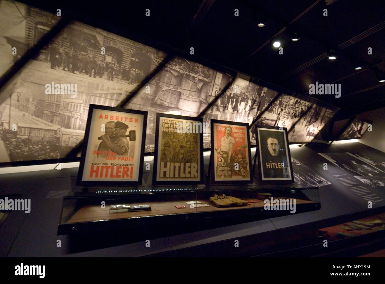 hitler electoral campaign in the imperial war museum london Stock Photo