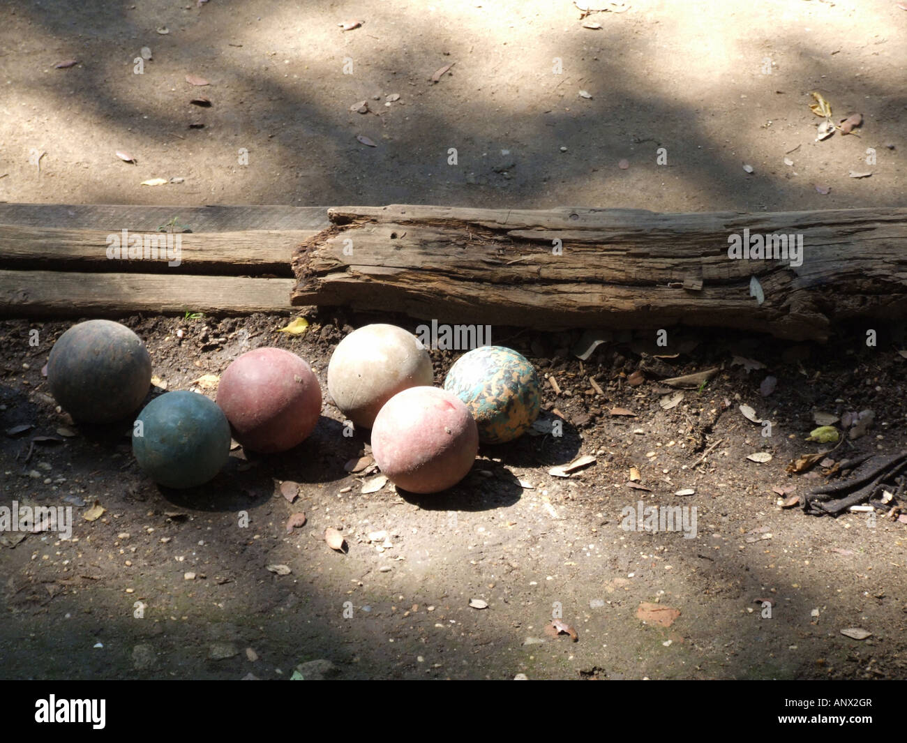 italian bocce game play area in rome italy Stock Photo Alamy
