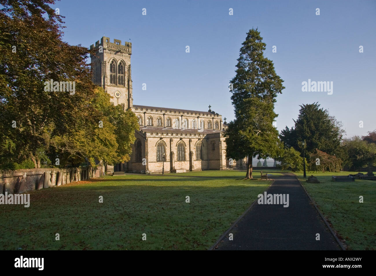 Broseley Church Ironbridge Shropshire Stock Photo Alamy