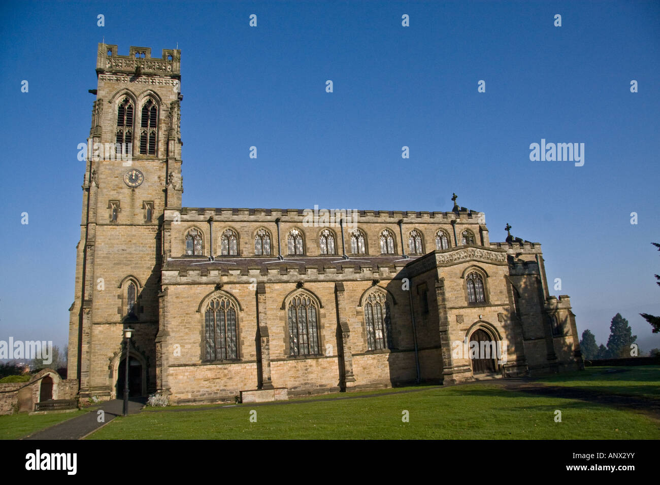 Broseley Church Ironbridge Shropshire Stock Photo Alamy