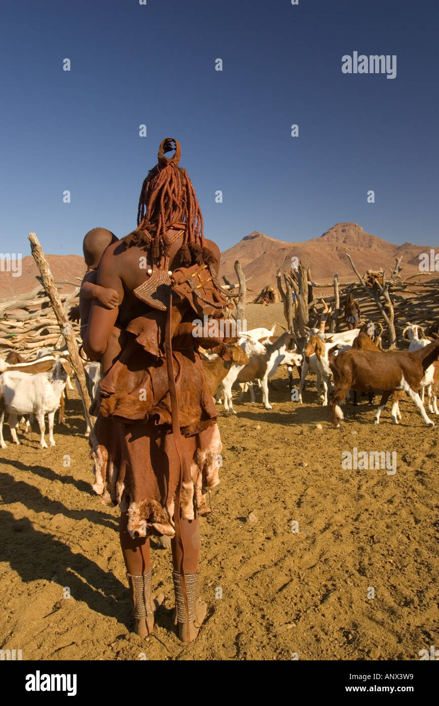 Himba Child With Goat High Resolution Stock Photography and Images - Alamy