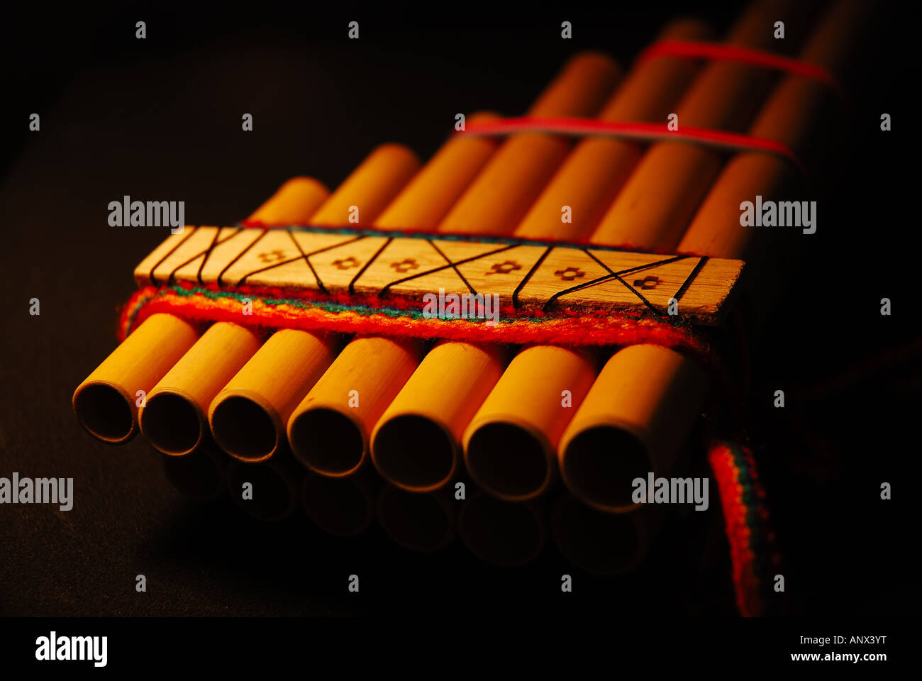 Pan flute instrument hires stock photography and images Alamy
