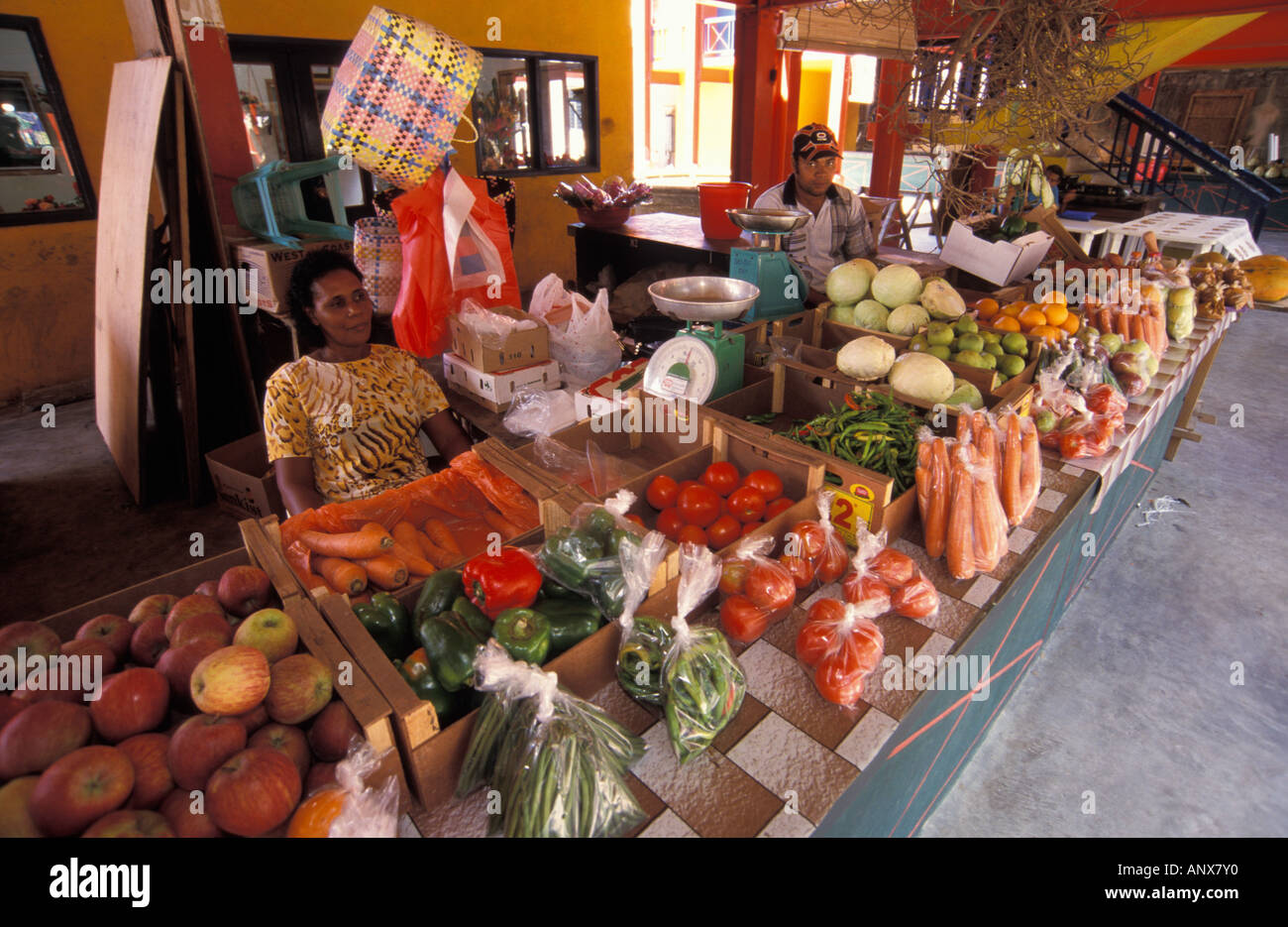 Seychelles, Mahe Island, Victoria City market Stock Photo: 8922095 ...