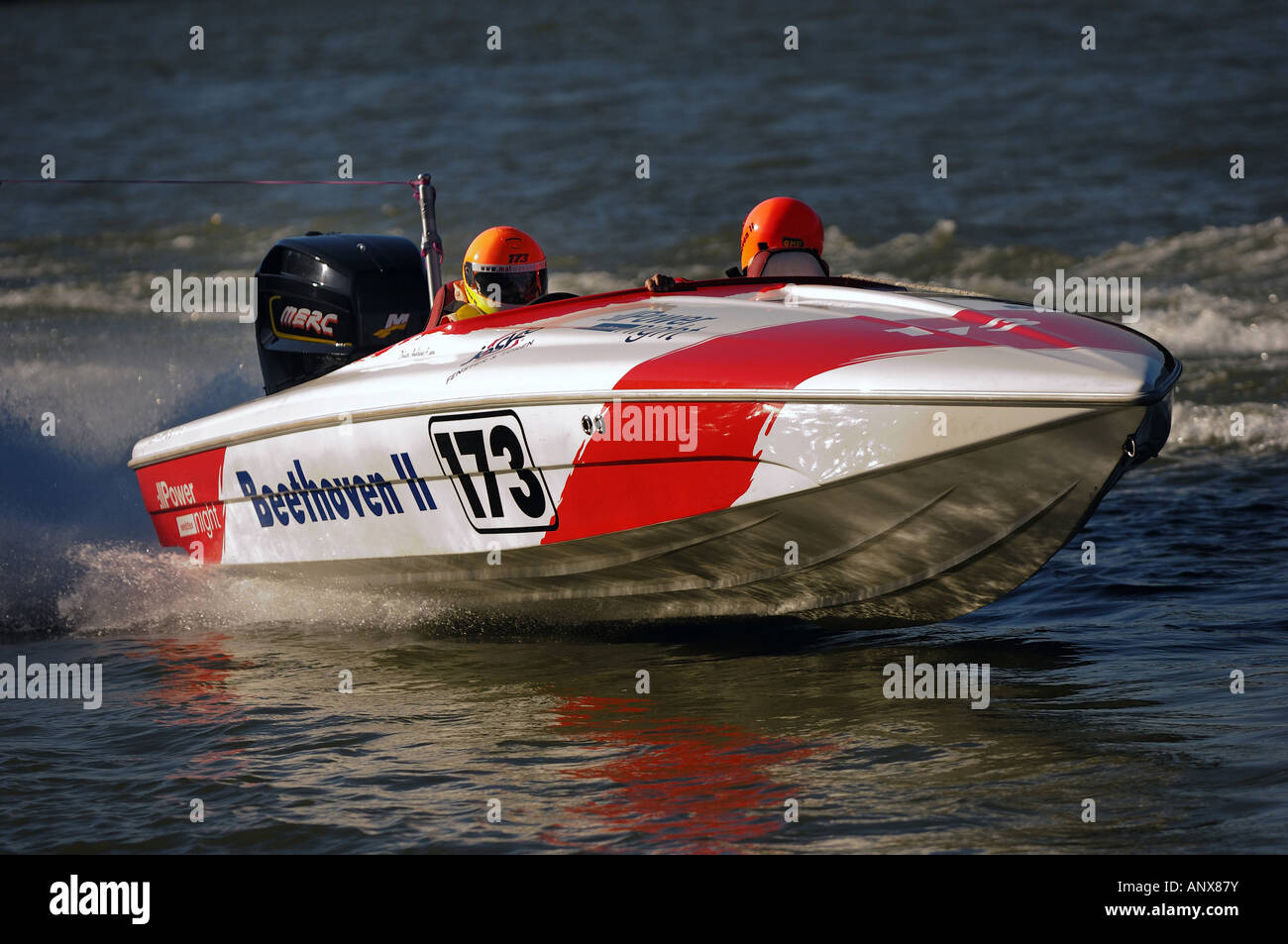 motorboat race, Austria Stock Photo