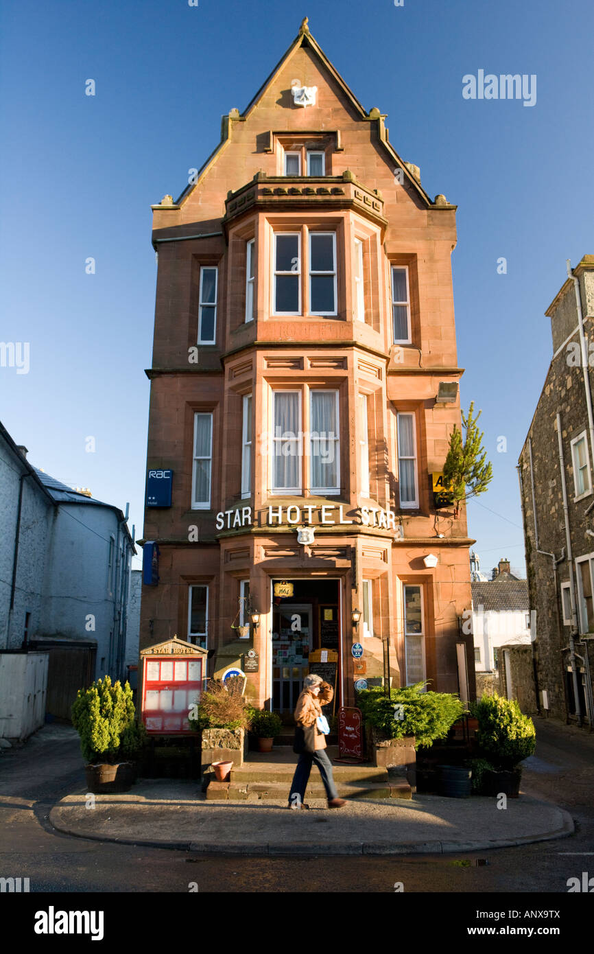 Star Hotel in Moffat reputed to be the narrowest hotel in the world
