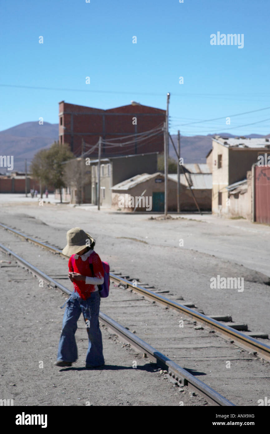 Young boy walking train tracks hires stock photography and images Alamy