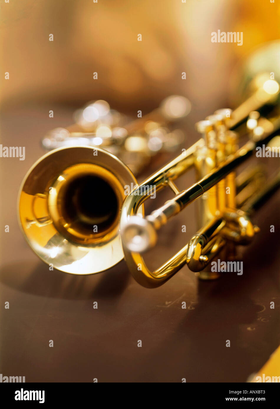 trumpet Stock Photo
