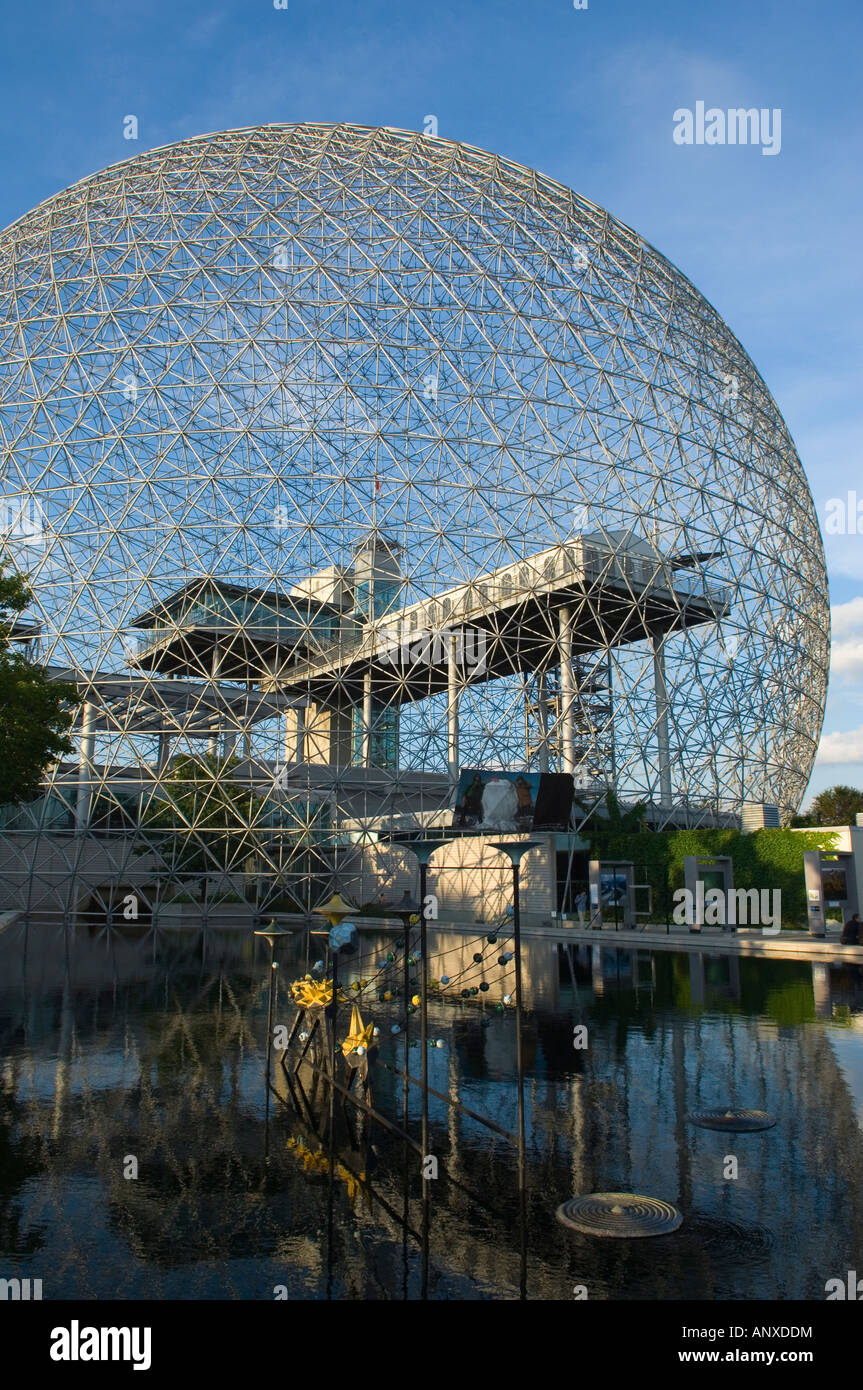 The biosphere dome Montreal Quebec Canada Stock Photo Alamy