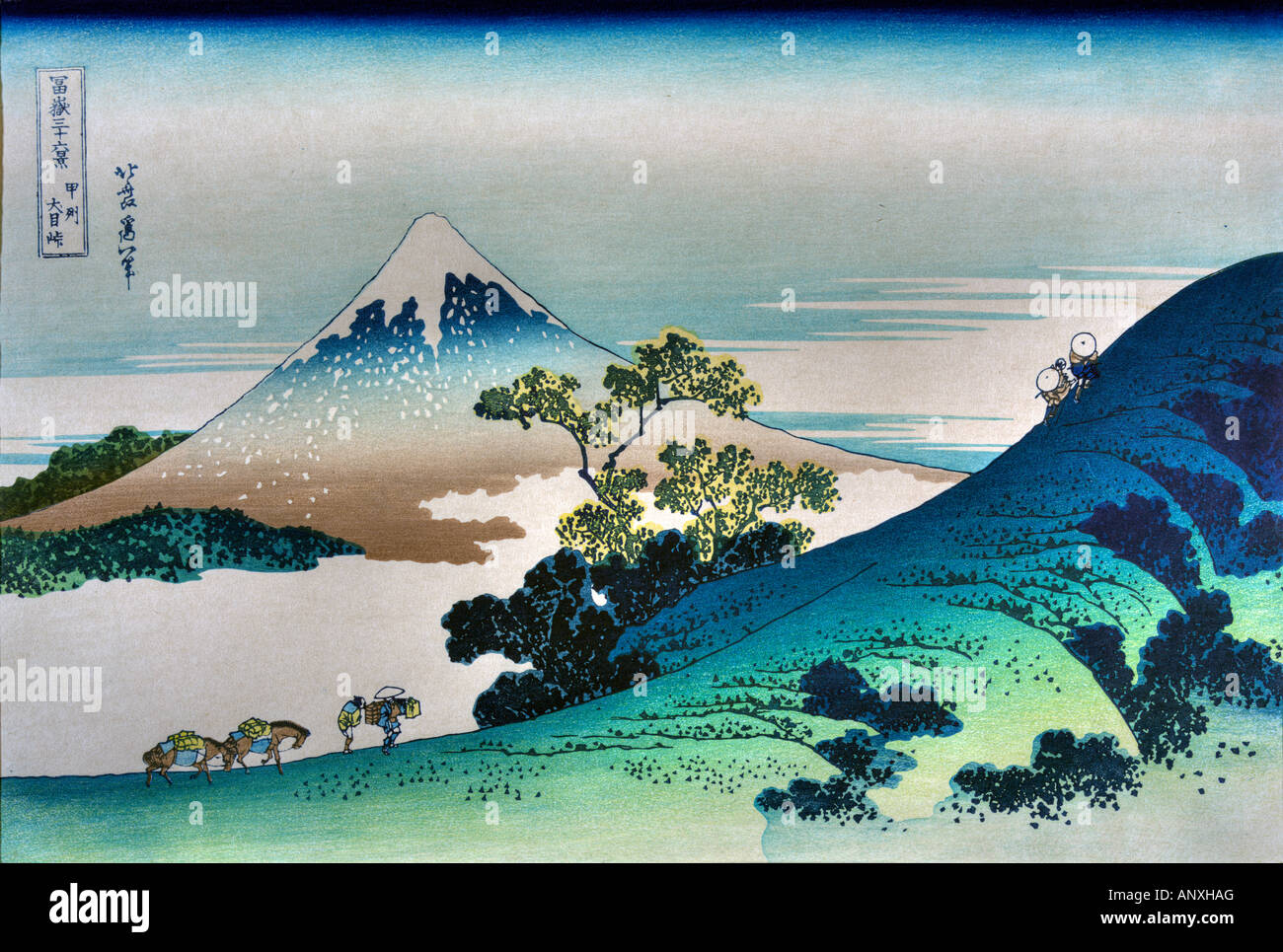 Fuji painting hi-res stock photography and images - Alamy