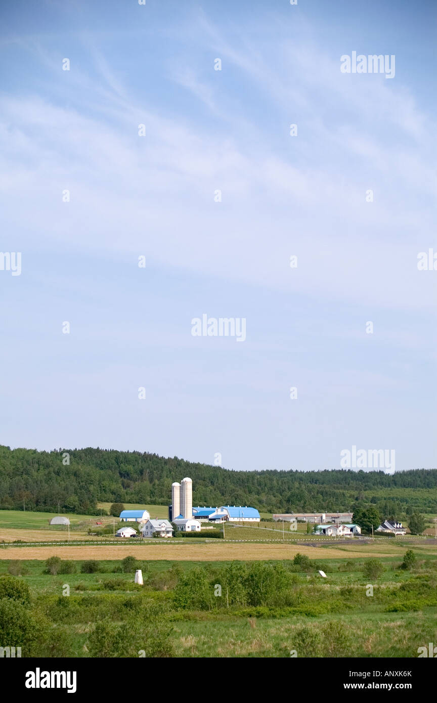 Quebec, Canada Typical farm Stock Photo - Alamy