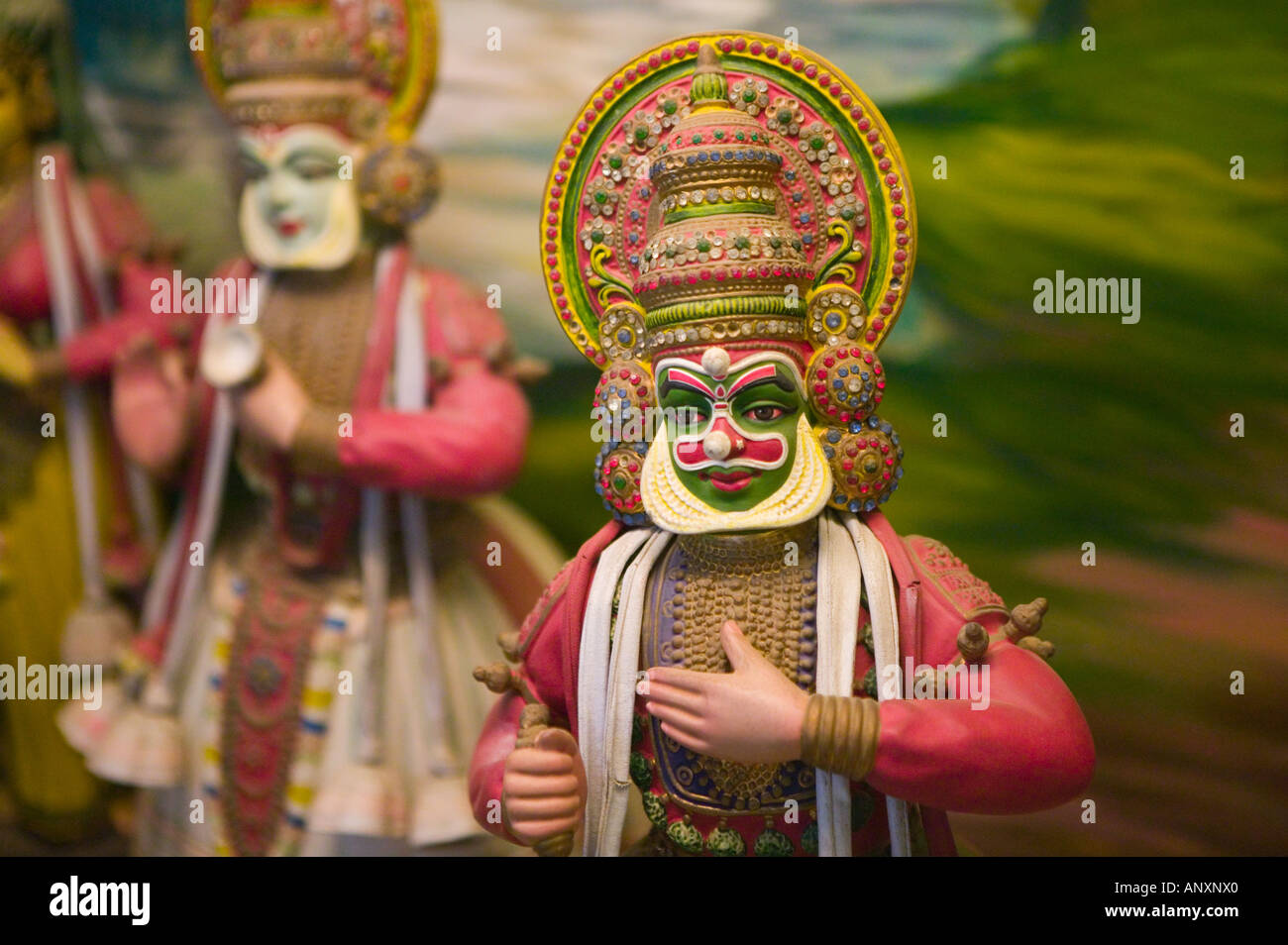 INDIA, Tamil Nadu, Chennai: Government Museum, Representations of indigenous people Stock Photo