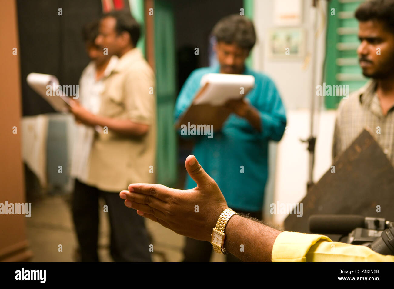 INDIA, Tamil Nadu, Chennai AVM Studios, Bollywood style film