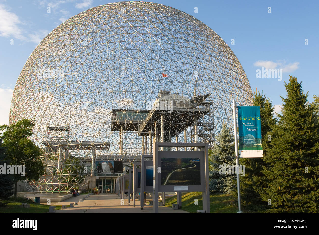 The biosphere dome Montreal Quebec Canada Stock Photo Alamy