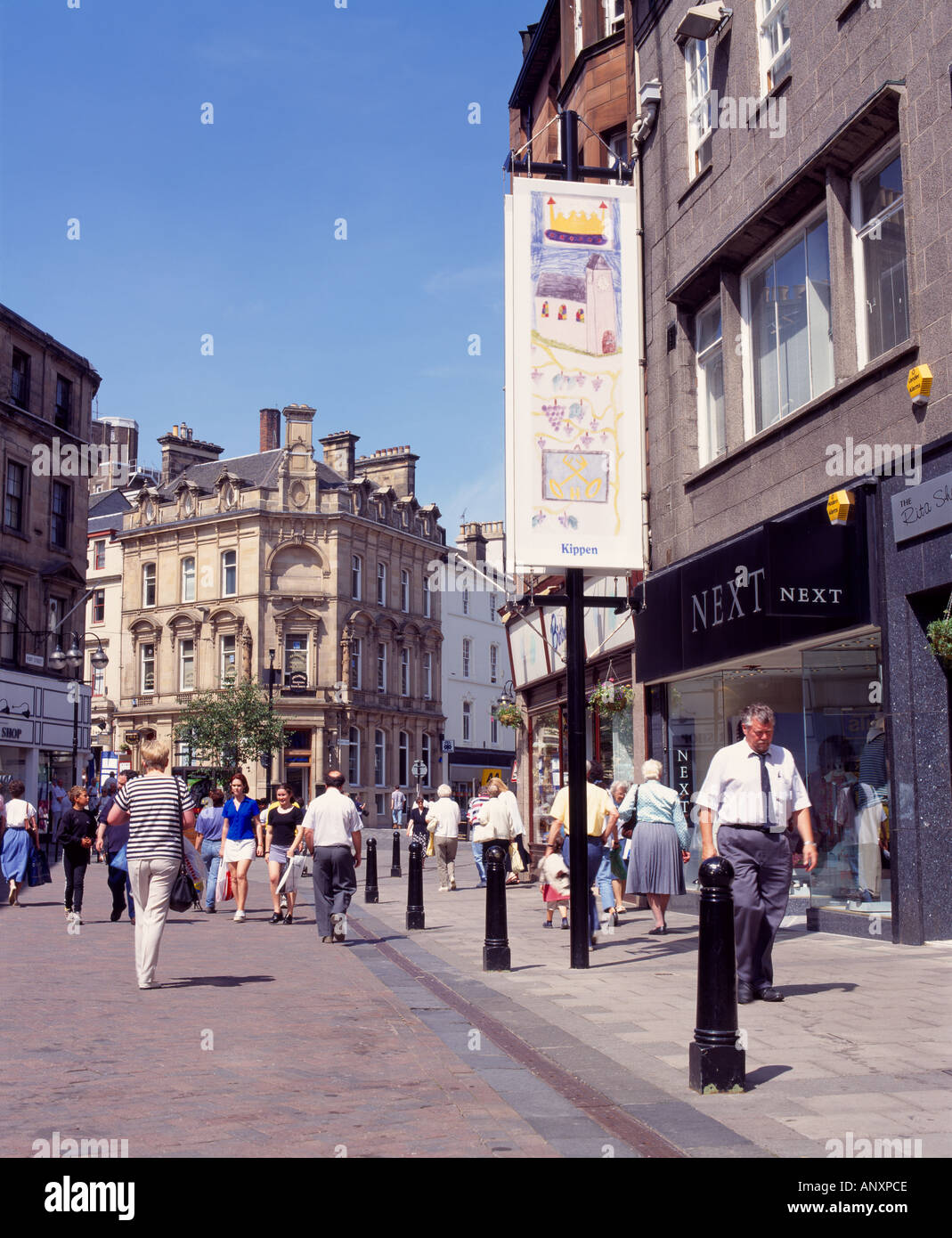 Murray Place, Stirling, Scotland, UK. Shopping Stock Photo