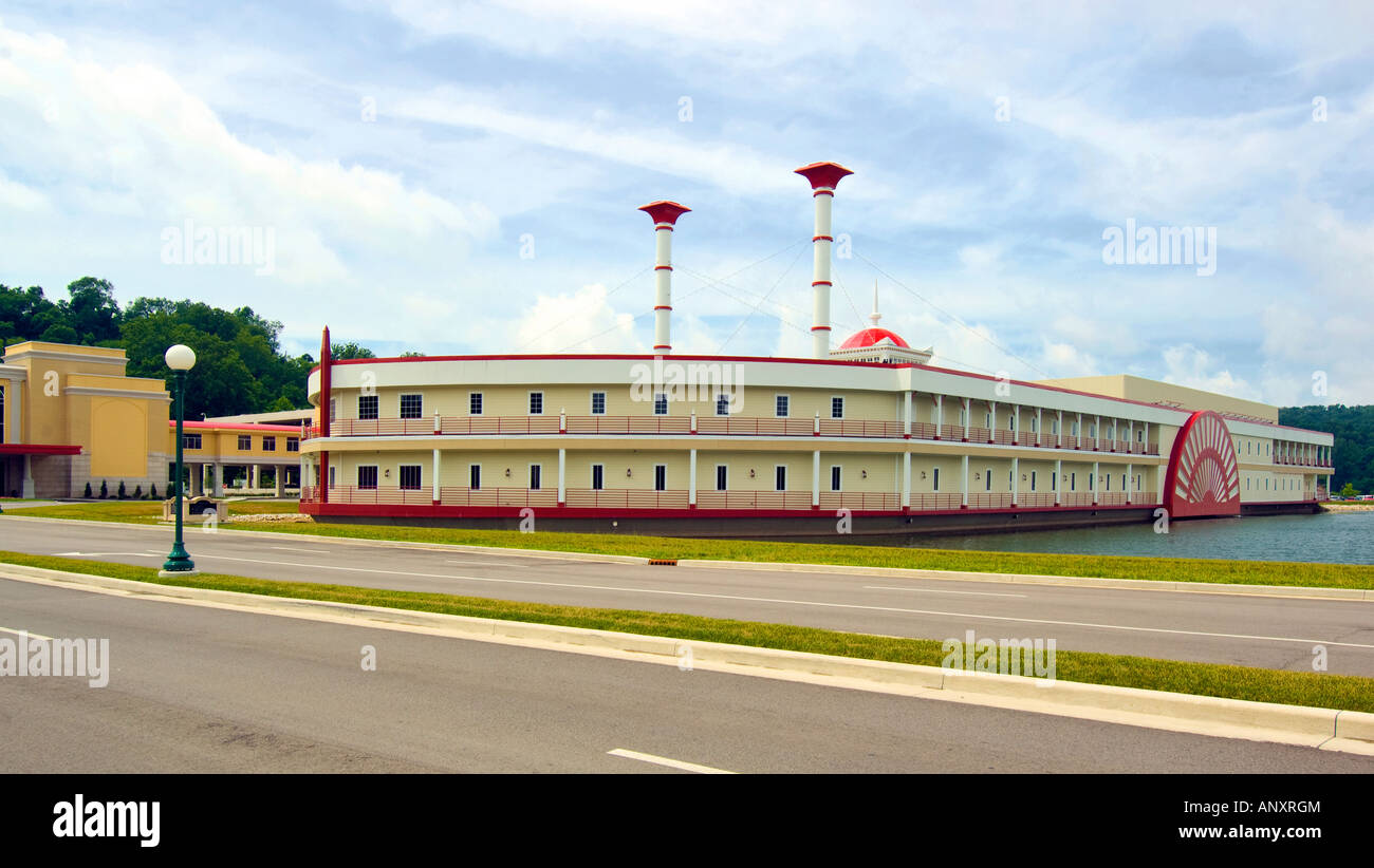 Casino at the French Lick Springs Resort and Casino a restored luxury hotel in French Lick Springs Indiana Stock Photo