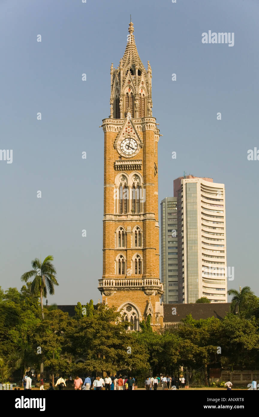 INDIA, Mumbai (Bombay) Bombay University, 80n High Rajabai Clock Tower