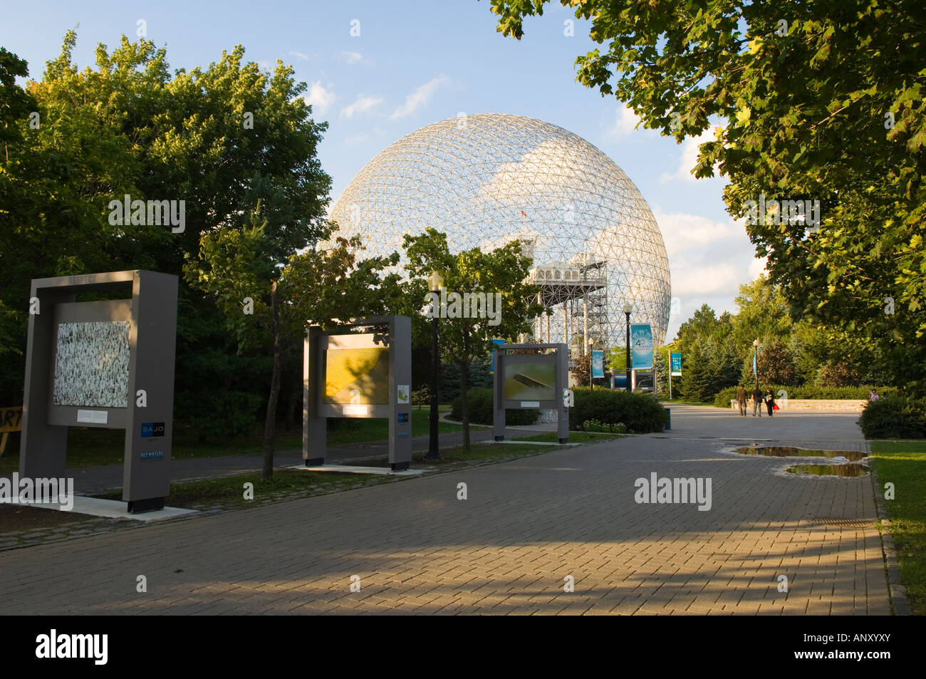 The biosphere dome Montreal Quebec Canada Stock Photo Alamy