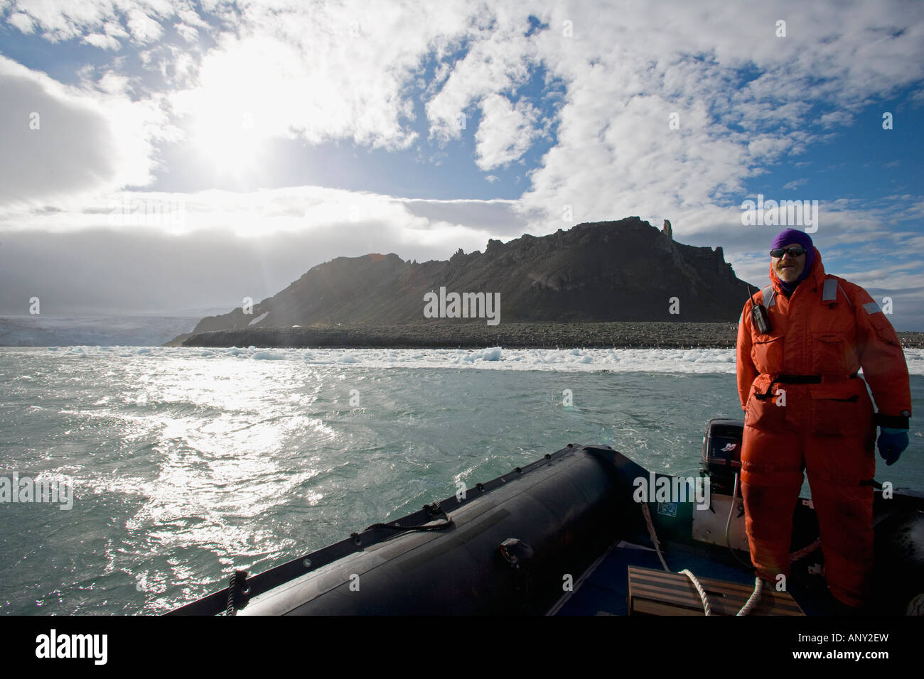 Antarctica, Antarctic Peninsula, Yankee Harbour. Dr Peter Cary, a Polar