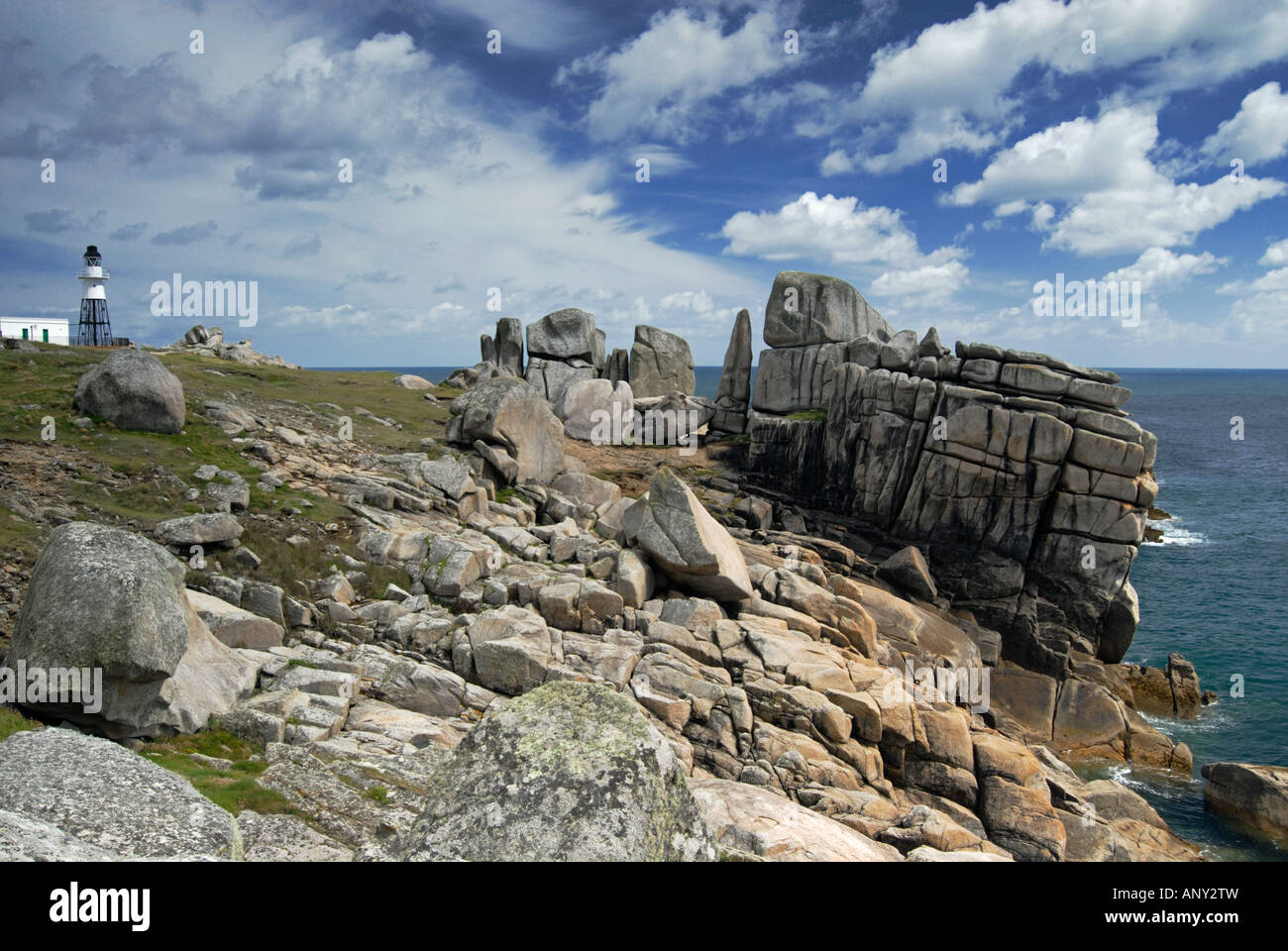 Peninnis head lighthouse hi-res stock photography and images - Alamy