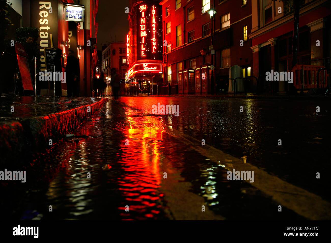 Great Windmill Street in Soho, London Stock Photo Alamy