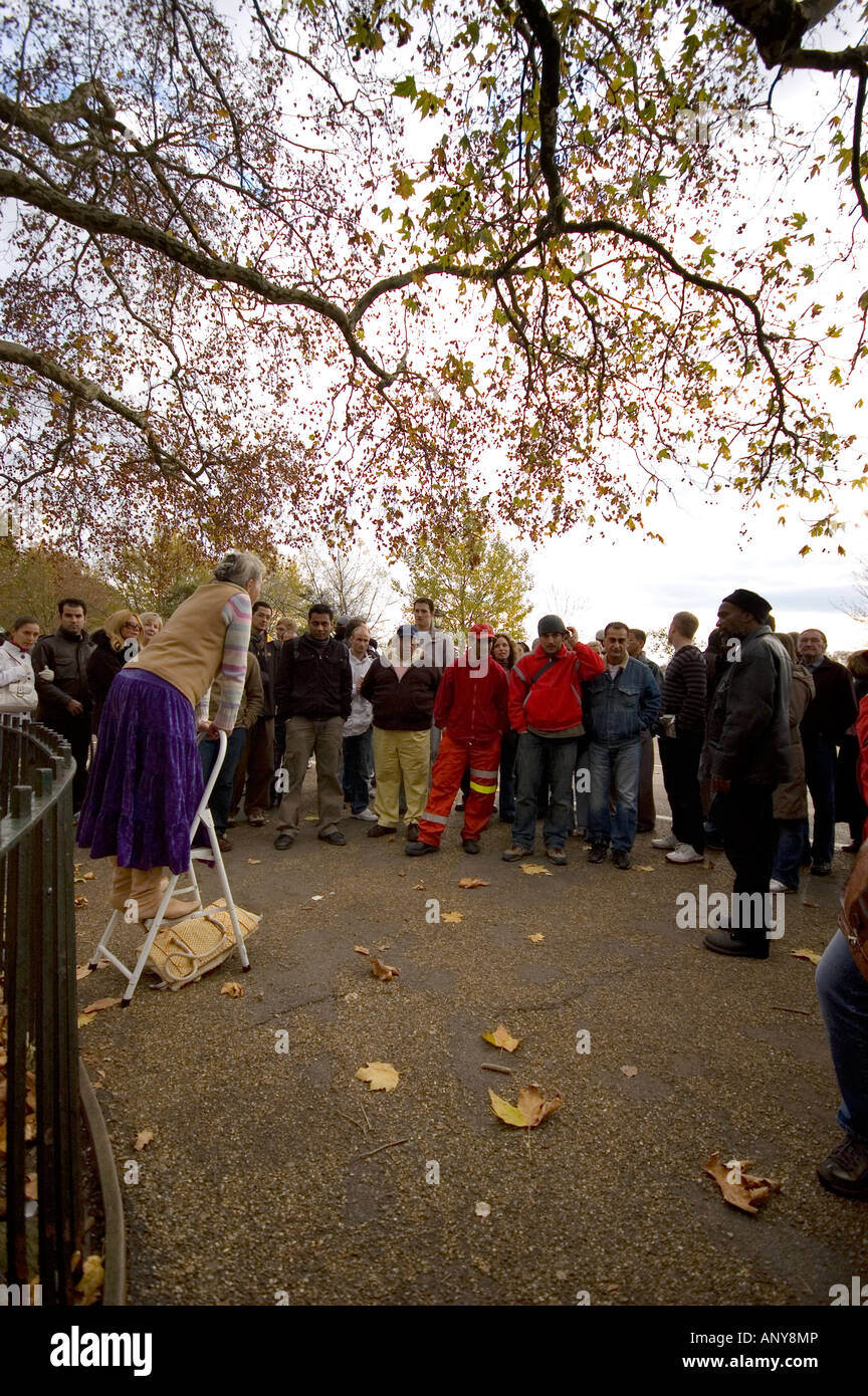Hyde park london soapbox hi res stock photography and images Alamy