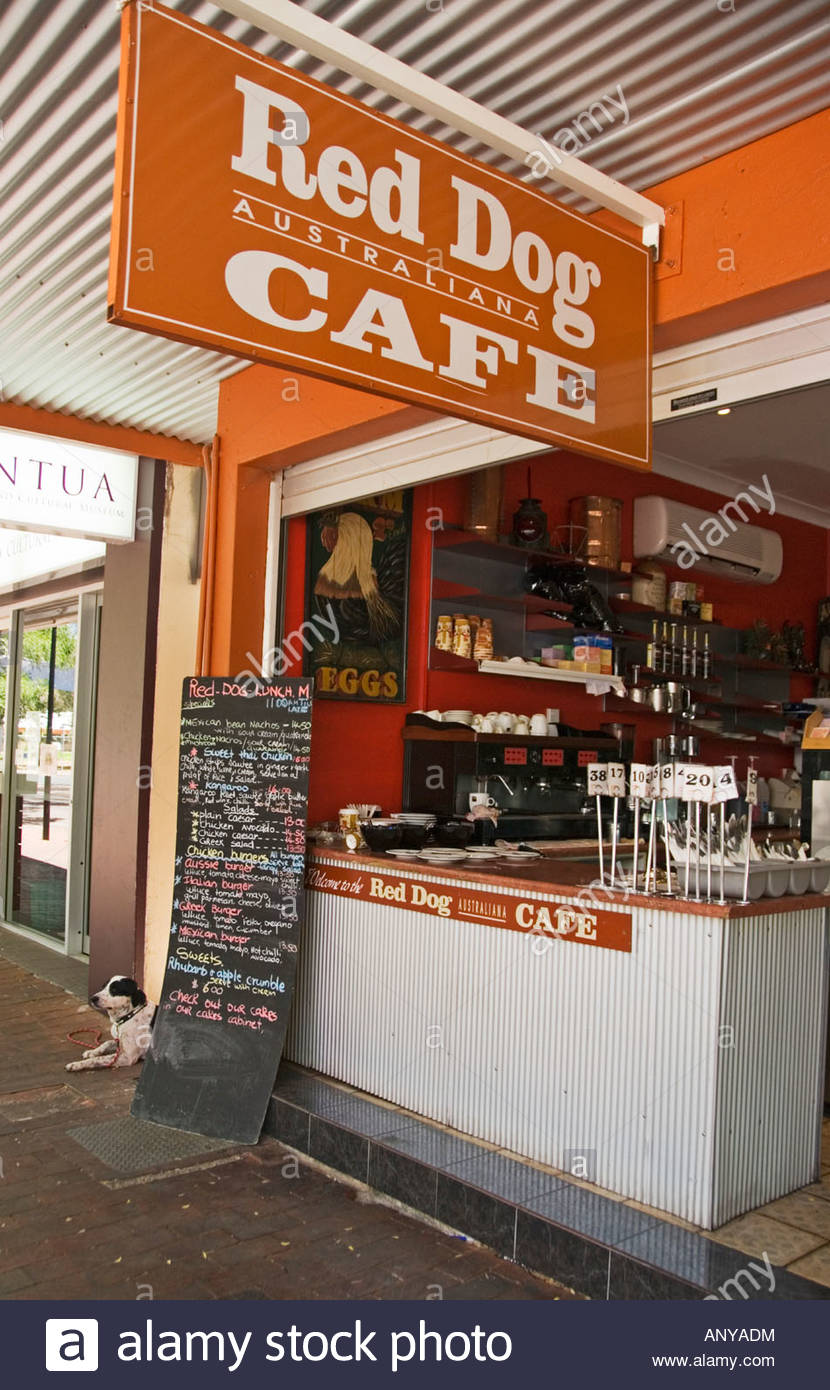 Red Dog Cafe A Popular Restaurant In Alice Springs Australia Stock