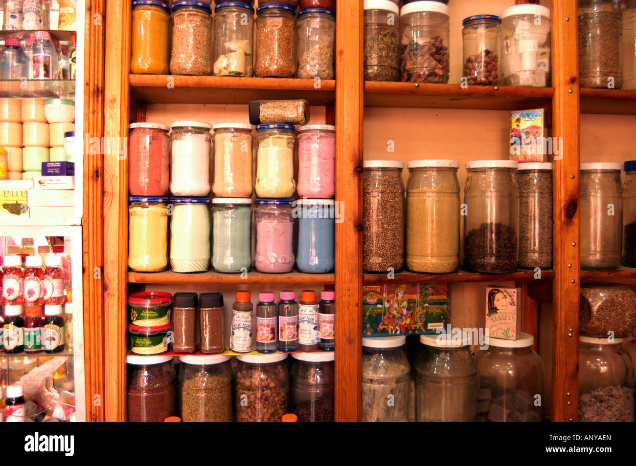 MOROCCAN SPICE SHOP Stock Photo Alamy