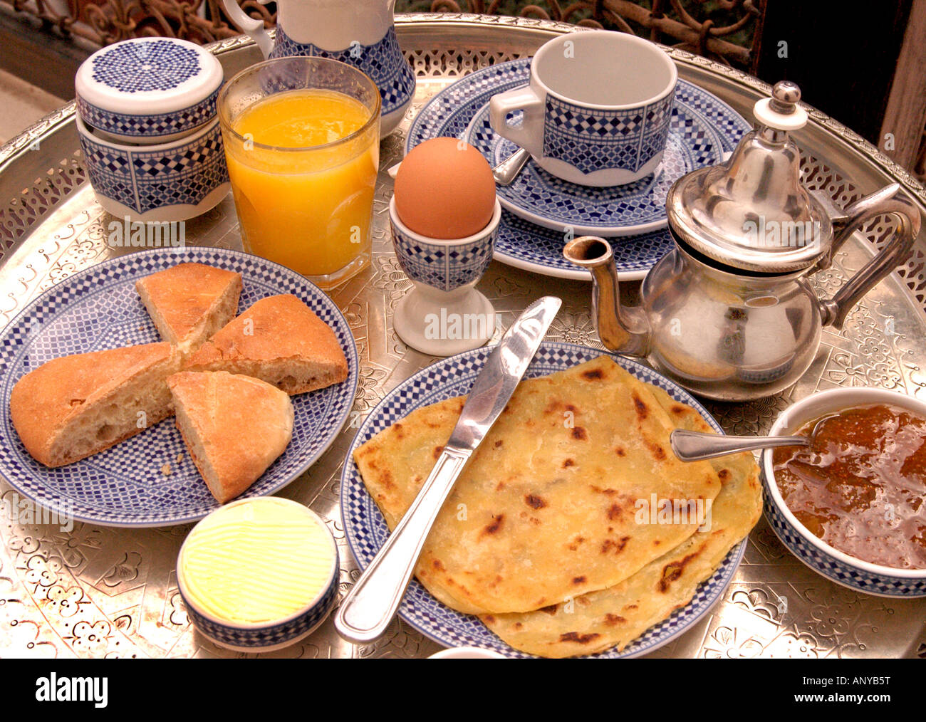 MOROCCAN BREAKFAST Stock Photo Alamy