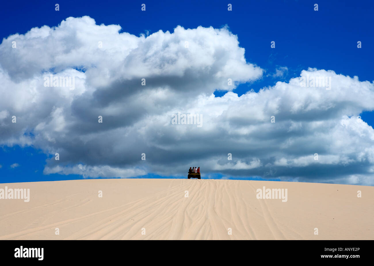 sand dune of tatajuba near jericoacoara in ceara state in brazil Stock Photo