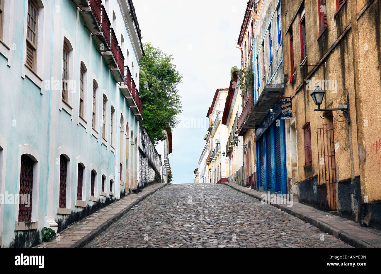 view of the historic center of the city of sao luis of maranhao in brazil Stock Photo