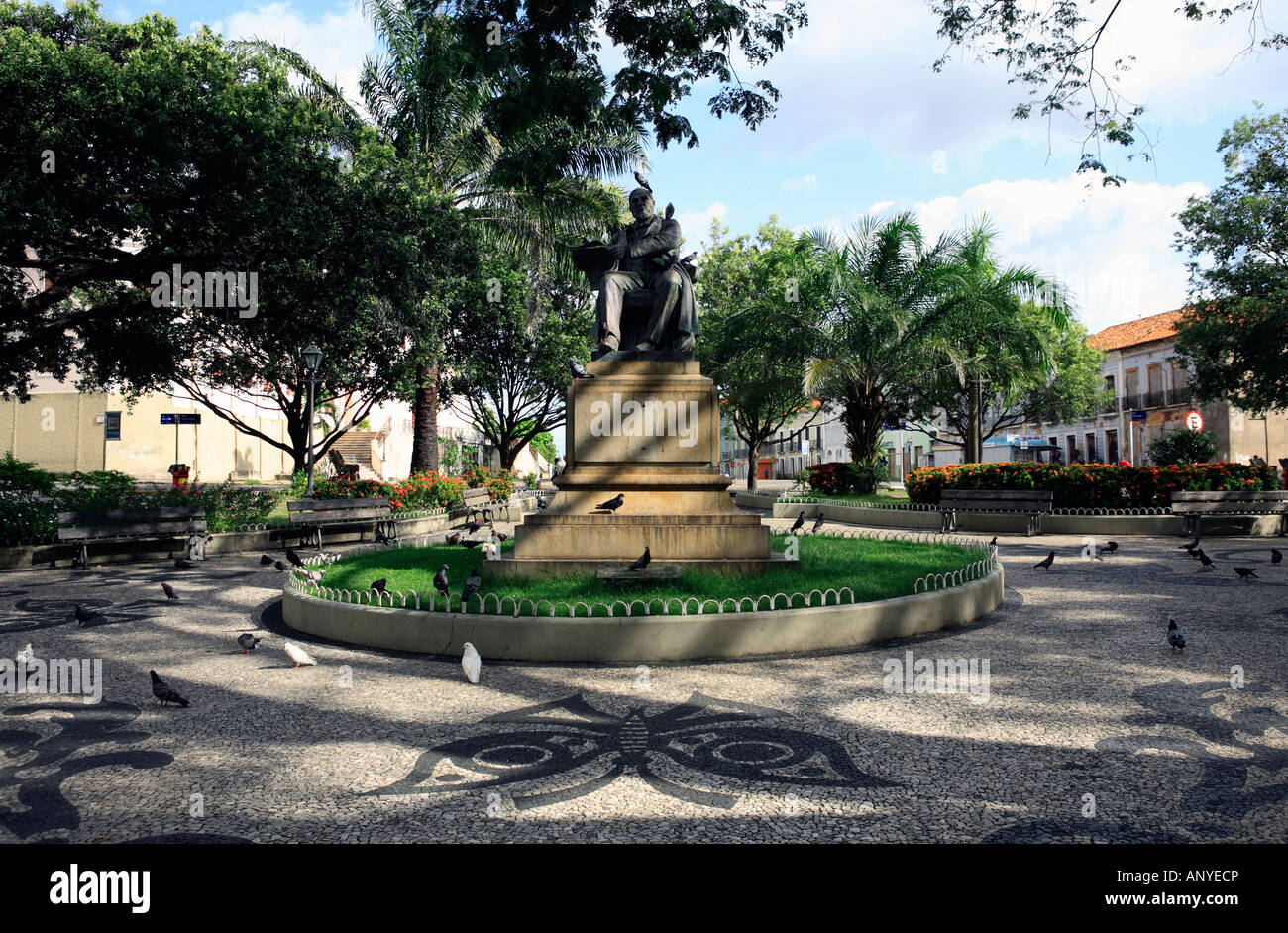view of the historic center of the city of sao luis of maranhao in brazil Stock Photo