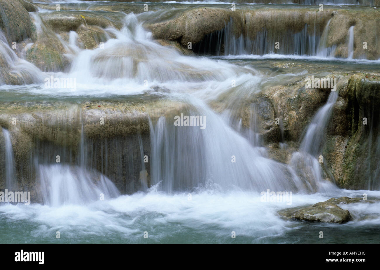 Jamaica, Ocho Rios, Dunn's River Fall's Stock Photo - Alamy