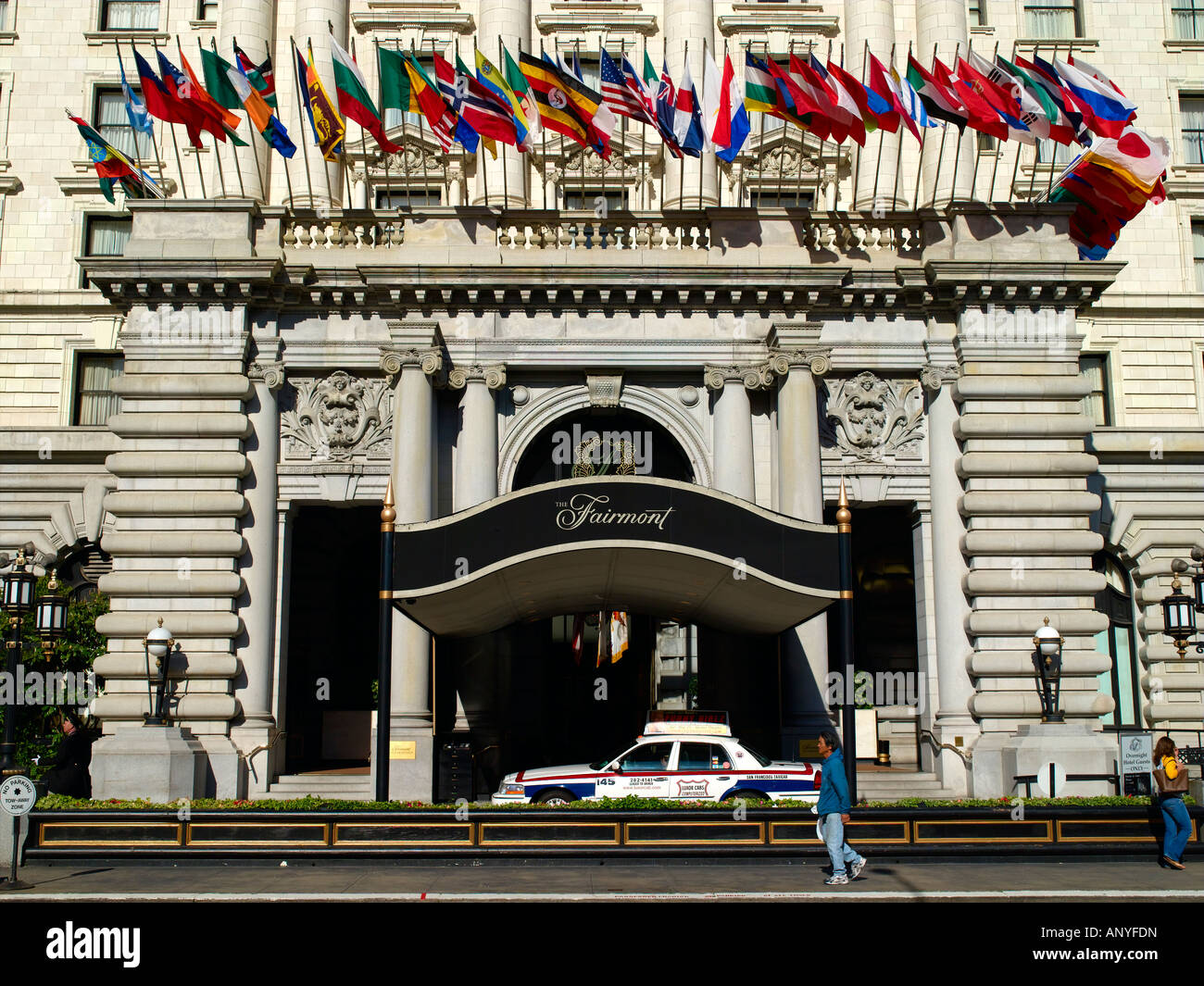 The Fairmont Hotel San Francisco Nob Hill Stock Photo Alamy