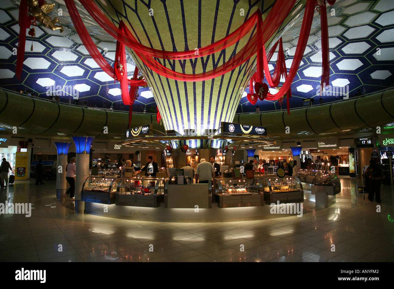 Interior Abu Dhabi airport terminal UAE Stock Photo Alamy