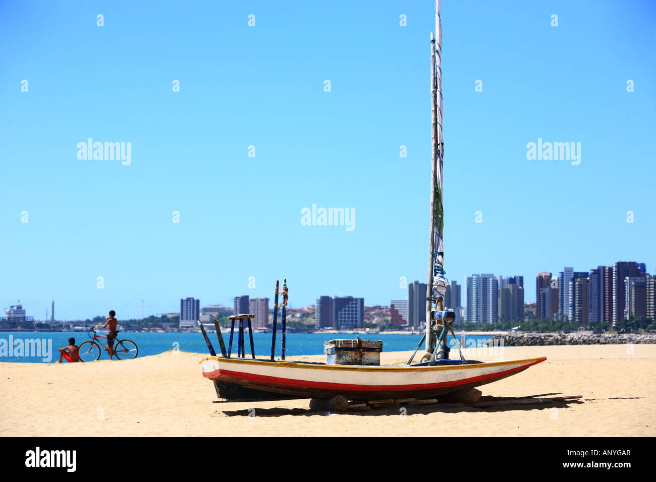 waterfront of Fortaleza in ceara state brazil Stock Photo
