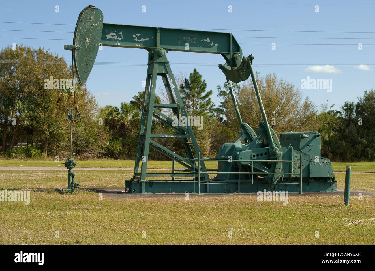 oil well in florida usa Stock Photo Alamy