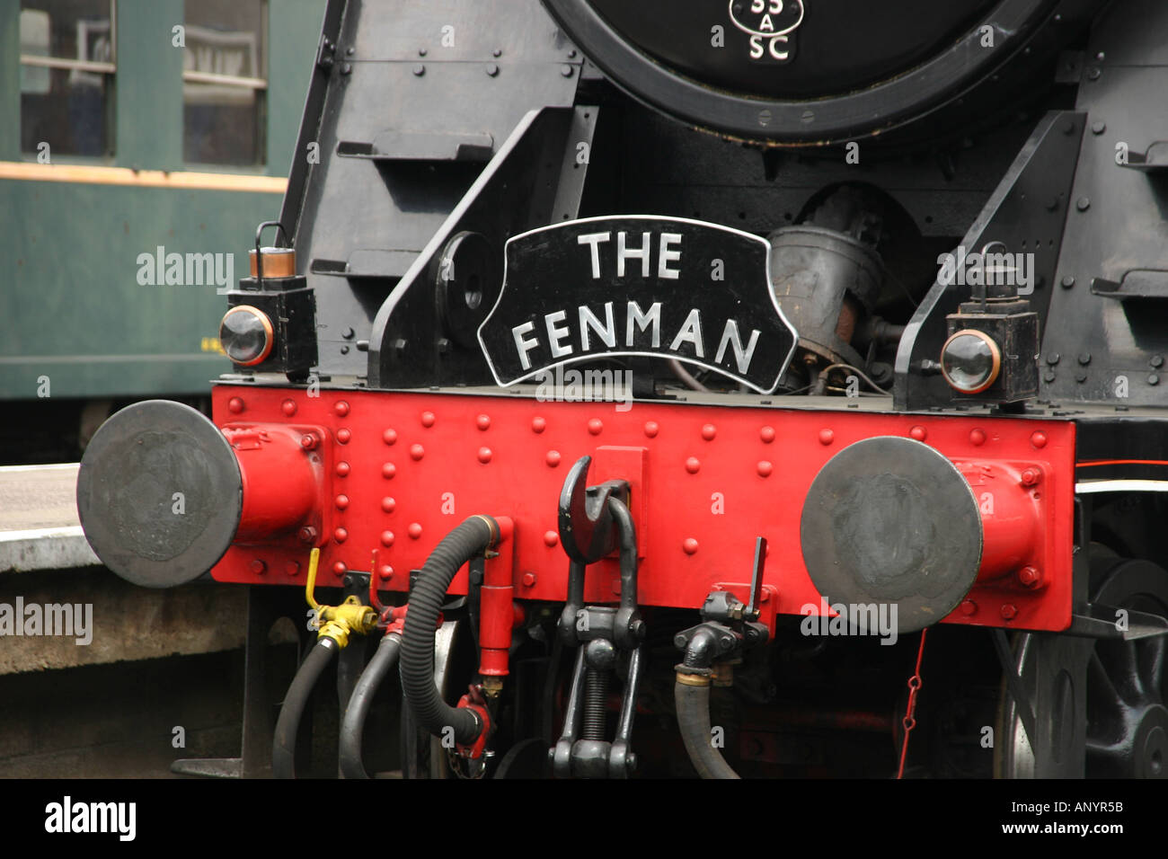 Headboard on Preserved steam at the Nene Valley railway