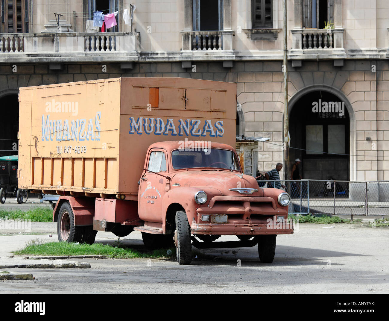 Old lorry in Havana City - Cuba Stock Photo