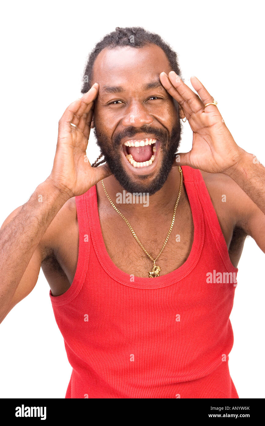 Black american model Cut Out Stock Images & Pictures - Alamy