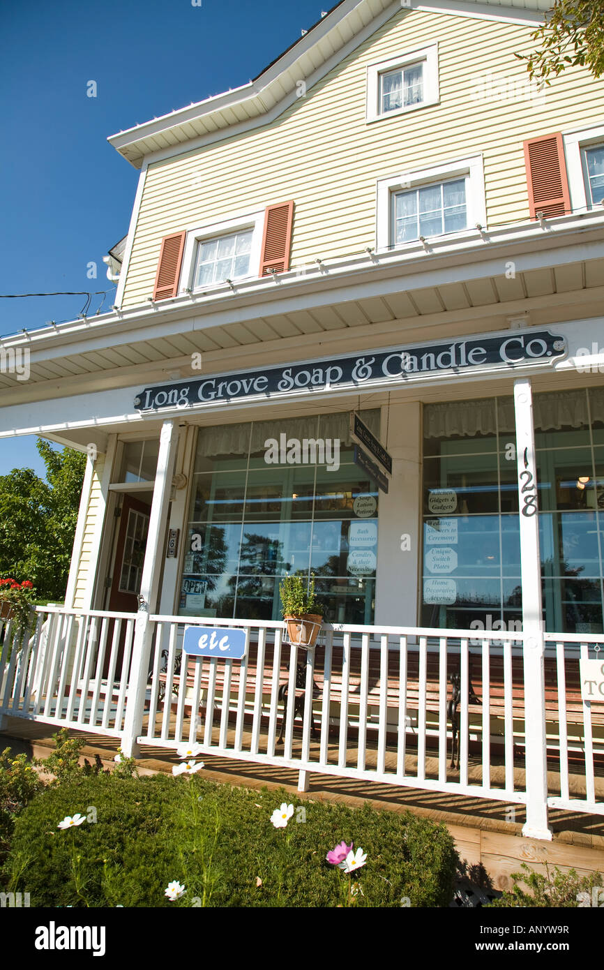 ILLINOIS Long Grove Candle and soap retail store storefront for shop in