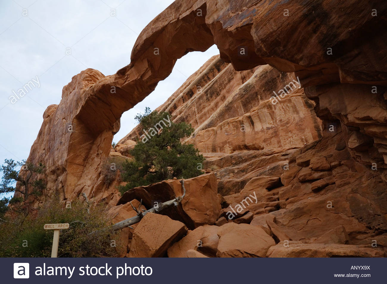 arches national park landscape arch collapse arches national park landscape arch collapse